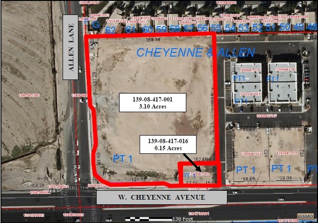 Cheyenne Avenue at Allen Lane