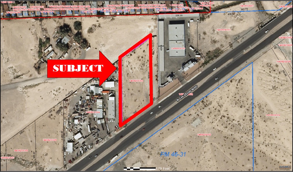 N. Las Vegas Blvd., east of Lamb Blvd.