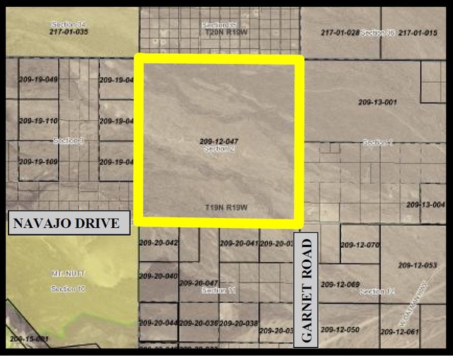 NWC of Navajo Drive & Garnet Road