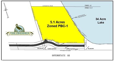 5.1 Acres fronting I-12 at Hwy 190 in Covington