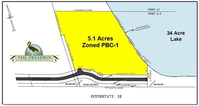 5.1 Acres fronting I-12 at Hwy 190 in Covington