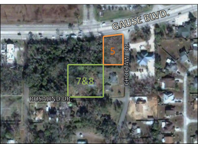 Gause Blvd. & Choctaw Dr.