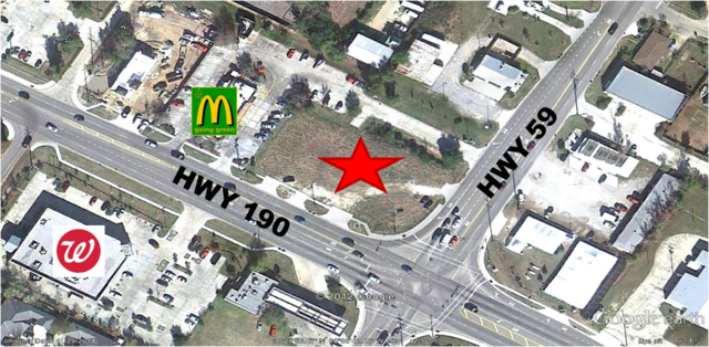NWC HWY 190 (FLORIDA ST) AND HWY 59 (GIROD ST)
