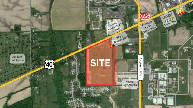 U.S Highway 40 and Sugar Lane