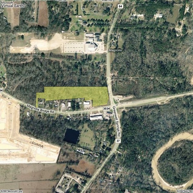 Greenwell Springs Road at Magnolia Bridge Road
