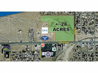 Vacant land On 29 Palms Highway,  across from Stater Bros shoppi