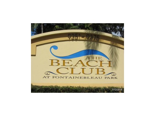 9351 FONTAINEBLEAU BL # B420